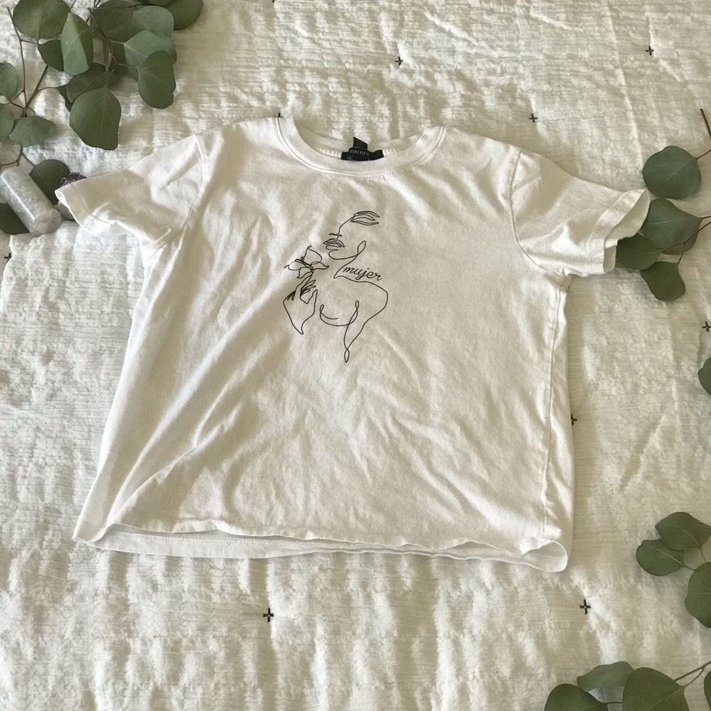 Forever 21 Graphic mujer tee